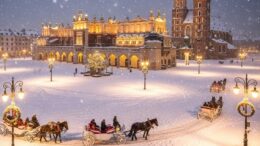 Kraków w zimie